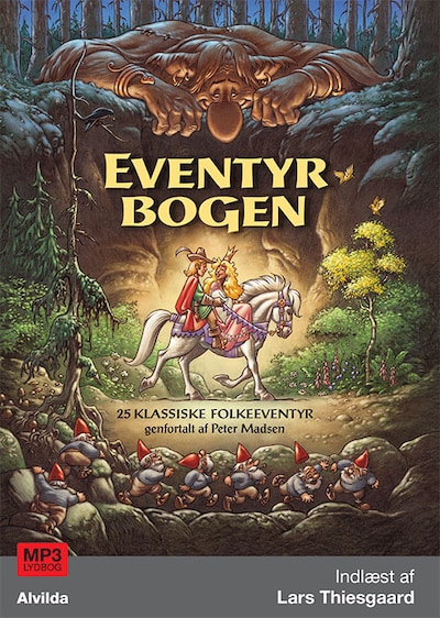 Eventyrbogen – omslag til lydbogen af Peter Madsen