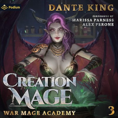 Creation Mage 3 – omslag til lydbogen af Dante King