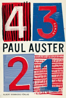 4321 – omslag till ljudboken av Paul Auster