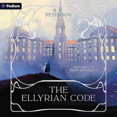 The Ellyrian Code – omslag til lydbogen af B. F. Peterson