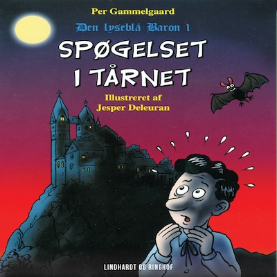 Spøgelset i tårnet – omslag til lydbogen af Per Gammelgaard