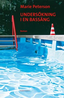 Undersökning i en bassäng – omslag till ljudboken av Marie Peterson