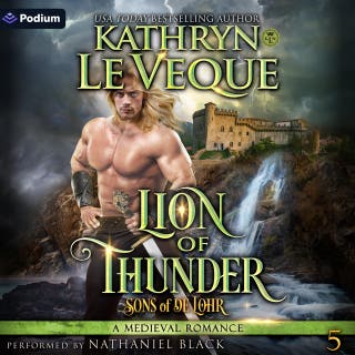 Lion of Thunder: Sons of de Lohr, Book 5 – omslag till ljudboken av Kathryn Le Veque