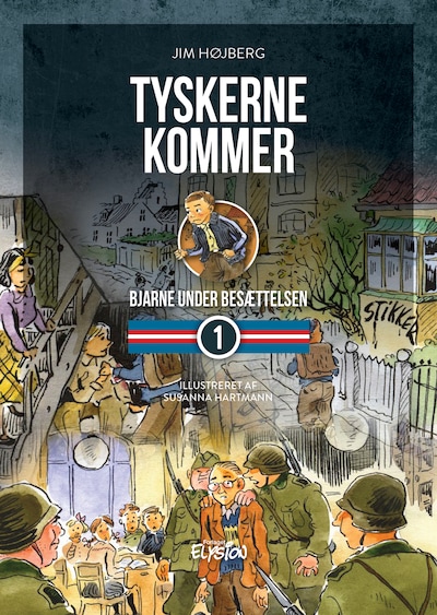 Tyskerne kommer – omslag til lydbogen af Jim Højberg
