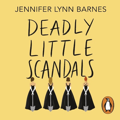 Deadly Little Scandals – omslag til lydbogen af Jennifer Lynn Barnes