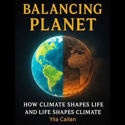 Balancing Planet – omslag til lydbogen af Ylia  Callan