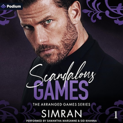 Scandalous Games – omslag til lydbogen af Simran