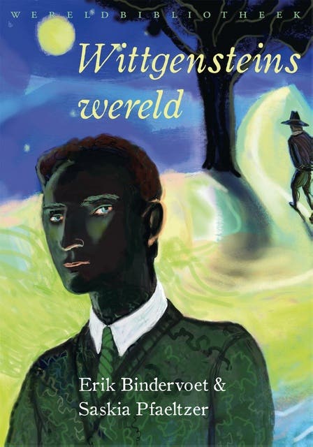 Wittgensteins wereld – omslag van het luisterboek van Erik Bindervoet,Saskia Pfaeltzer