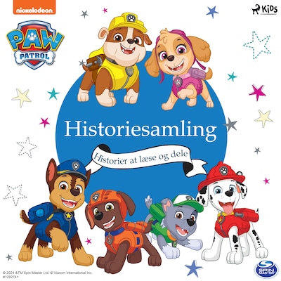Paw Patrol – Historiesamling. Historier at læse og dele – omslag til lydbogen af PAW Patrol