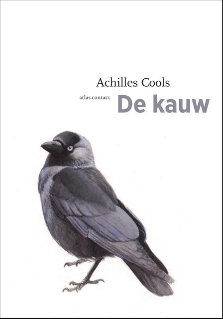 De kauw – omslag van het luisterboek van Achilles Cools