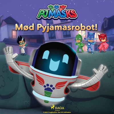 Pyjamasheltene - Mød Pyjamasrobot! – omslag til lydbogen af eOne