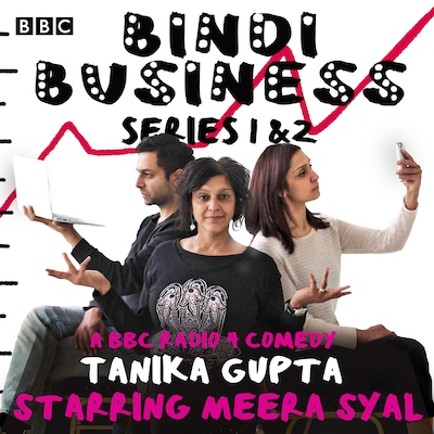 Bindi Business – omslag til lydbogen af Tanika Gupta