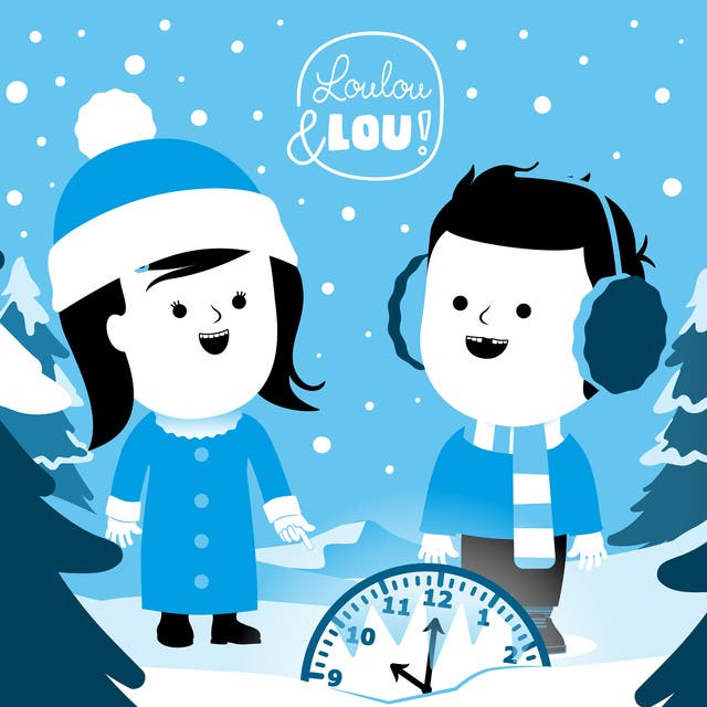 Loulou & Lou redden nieuwjaar – omslag van het luisterboek van Loulou en Lou