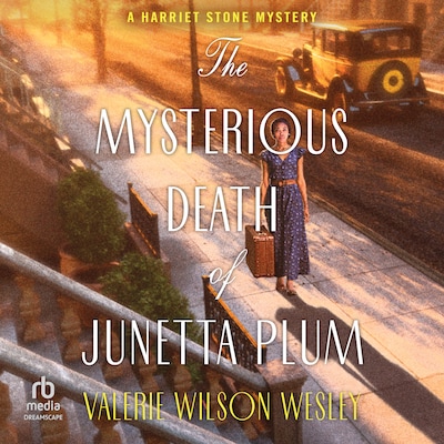 The Mysterious Death of Junetta Plum – omslag til lydbogen af Valerie Wilson Wesley