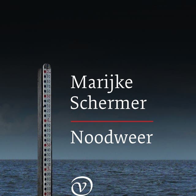 Noodweer – omslag van het luisterboek van Marijke Schermer