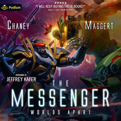 Worlds Apart – omslag til lydbogen af J.N. Chaney, Terry Maggert