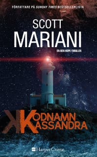 Kodnamn Kassandra – omslag till ljudboken av Scott Mariani