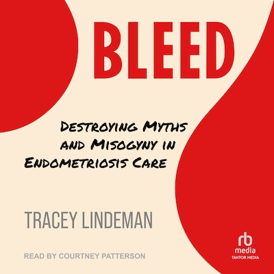 BLEED – omslag til lydbogen af Tracey Lindeman