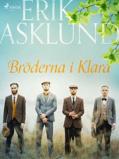 Bröderna i Klara – omslag till ljudboken av Erik Asklund