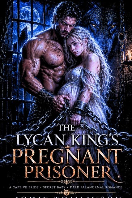 The Lycan King's Pregnant Prisoner: A Captive Bride Secret Baby Dark Paranormal Romance – omslag til lydbogen af Jodie Tomlinson