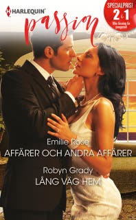Affärer och andra affärer / Lång väg hem – omslag till ljudboken av Emilie Rose,Robyn Grady