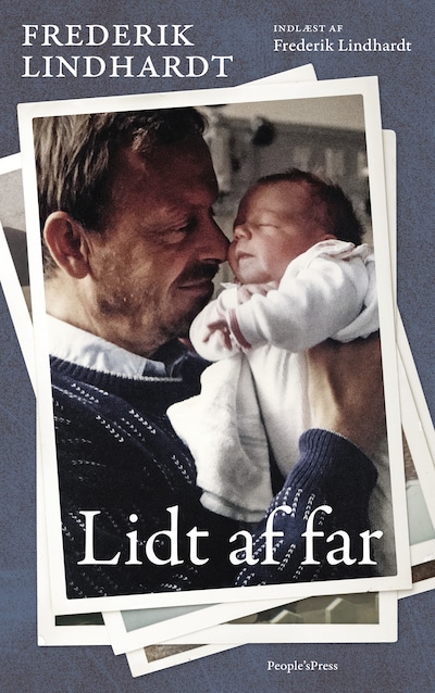 Lidt af far – omslag til lydbogen af Frederik Lindhardt