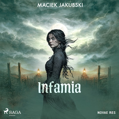 Infamia – okładka audiobooka, autor Maciek Jakubski