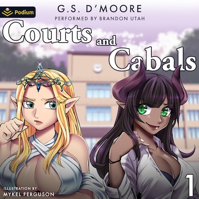 Courts and Cabals – omslag til lydbogen af G.S. D'Moore