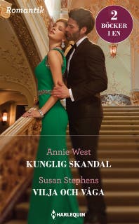 Kunglig skandal / Vilja och våga – omslag till ljudboken av Annie West,Susan Stephens