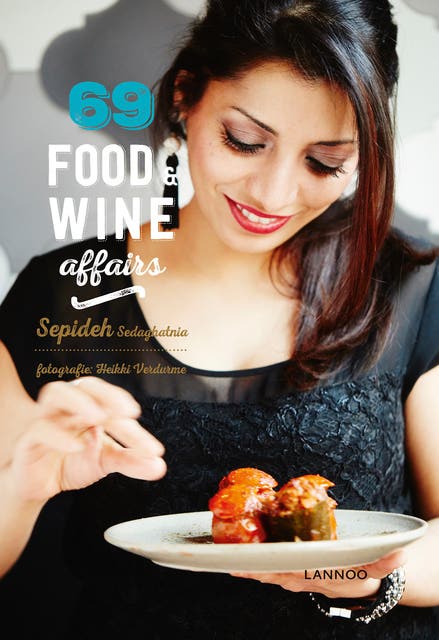 69 food & wine affairs – omslag van het luisterboek van Sepideh Sedaghatnia