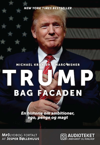Trump - Bag Facaden – omslag til lydbogen af Michael Kranish, Marc Fisher