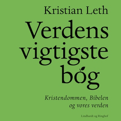 Verdens vigtigste bog – omslag til lydbogen af Kristian Leth