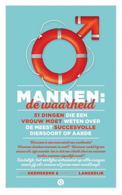 Mannen: de waarheid – omslag van het luisterboek van Jan Heemskerk,Marcel Langedijk