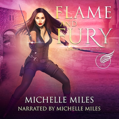 Flame and Fury – omslag til lydbogen af Michelle Miles