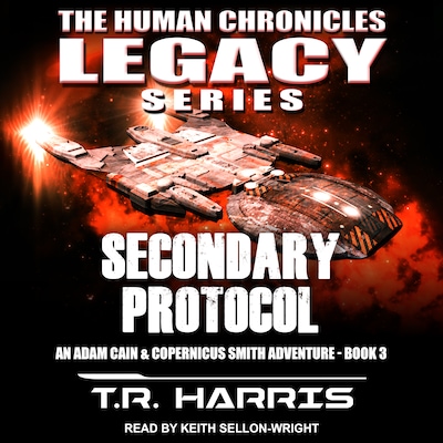 Secondary Protocol – omslag til lydbogen af T.R. Harris