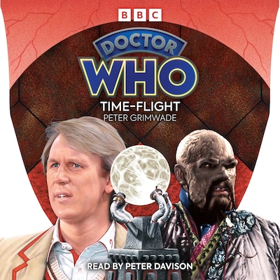 Doctor Who: Time-Flight – omslag til lydbogen af Peter Grimwade