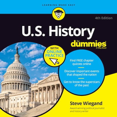 U.S. History For Dummies – omslag til lydbogen af Steve Wiegand