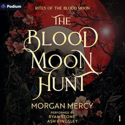 The Blood Moon Hunt – omslag til lydbogen af Morgan Mercy