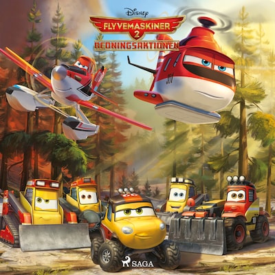 Flyvemaskiner 2 - Redningsaktionen – omslag til lydbogen af Disney