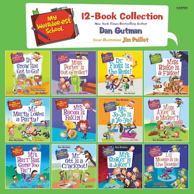 My Weirder-est School 12-book Collection – omslag til lydbogen af Dan Gutman
