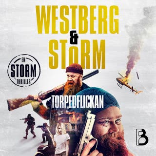 Torpedflickan – omslag till ljudboken av Alex Storm,Peter Westberg