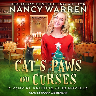 Cat’s Paws and Curses – omslag til lydbogen af Nancy Warren