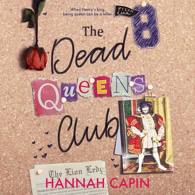The Dead Queens Club – omslag van het luisterboek van Hannah Capin