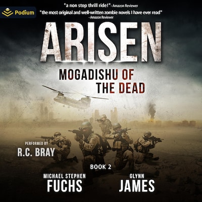 Mogadishu of the Dead – omslag til lydbogen af Glynn James, Michael Stephen Fuchs