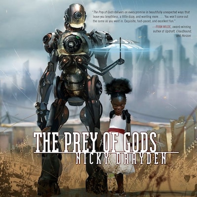 The Prey of Gods – omslag til lydbogen af Nicky Drayden