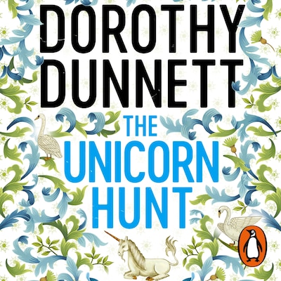 The Unicorn Hunt – omslag til lydbogen af Dorothy Dunnett