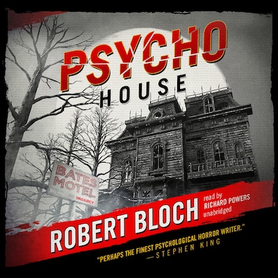 Psycho House – omslag til lydbogen af Robert Bloch