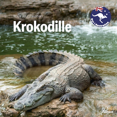 Krokodille, Grøn Fagklub – omslag til lydbogen af Maja Juul Paustian