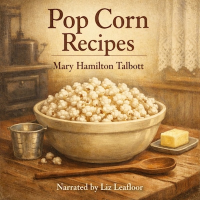 Pop Corn Recipes – omslag til lydbogen af Mary Hamilton Talbott