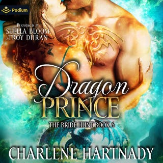 Dragon Prince: The Bride Hunt, Book 6 – omslag till ljudboken av Charlene Hartnady